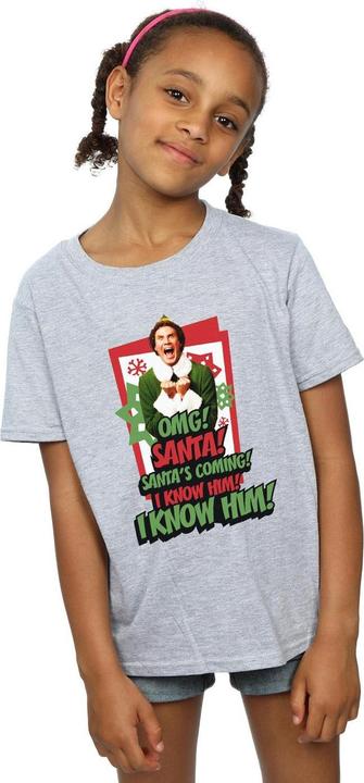 Immagine prodotto Elf OMG Santa Maglietta Ragazze (140, 146)