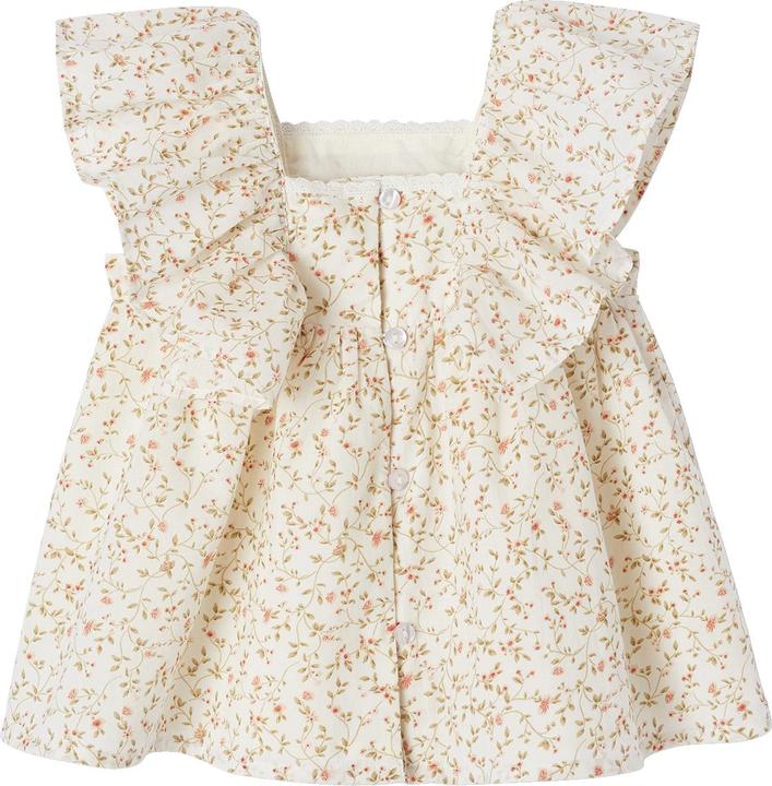 Produktbild Vertbaudet Festliches Mädchen Baby Blumenkleid mit Schmetterlingsärmeln (98)