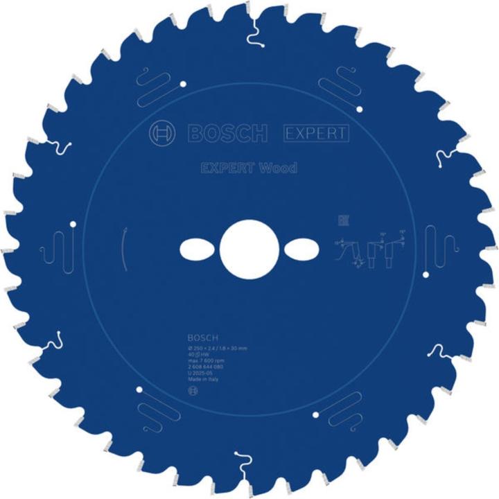 Actual product image Bosch Professional Zubehör Circular saw blade Expert for Wood, 250 x 30 x 2.4 mm, 40