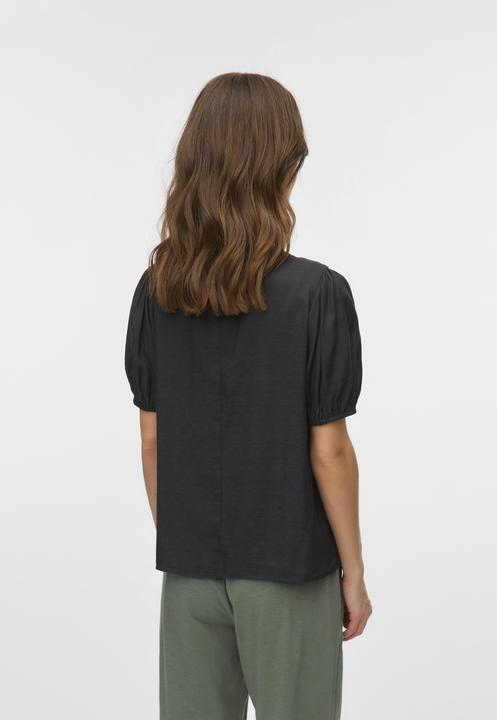 Immagine prodotto Mamalicious Normal geschnitten Rundhals Elastische Bündchen Ballonärmel Top Bluse (L)