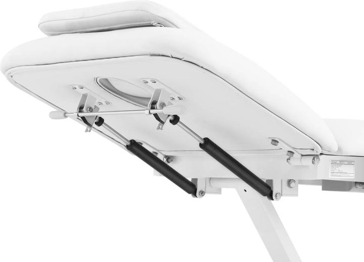 Produktbild Physa Massageliege elektrisch Massagebank Therapieliege 200 kg weiss Fusspedal Räder