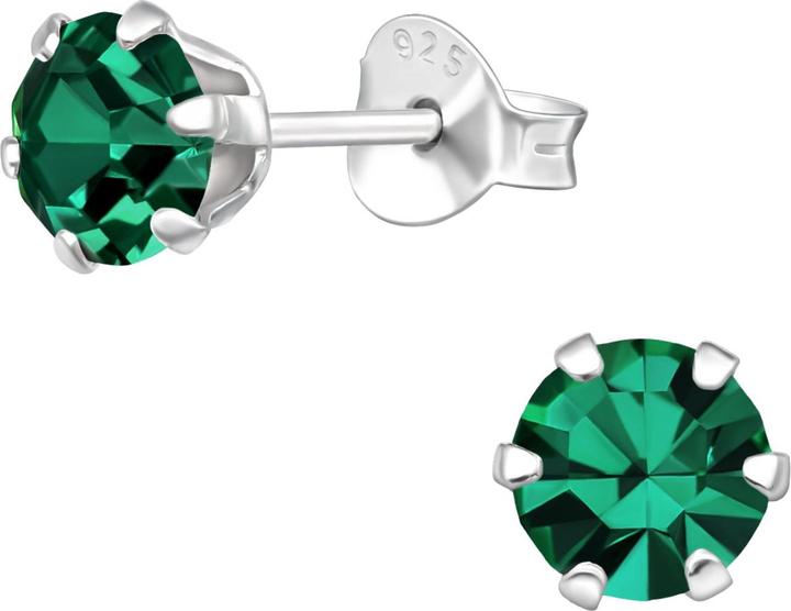 Immagine prodotto Maxte Silberne Runde 5 mm mit Kristallen (Argento sterling)