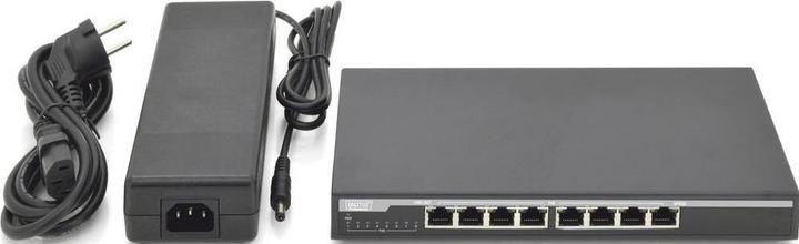 Actual product image Digitus 8-Port PoE GB Desktop Switch (8 ports)