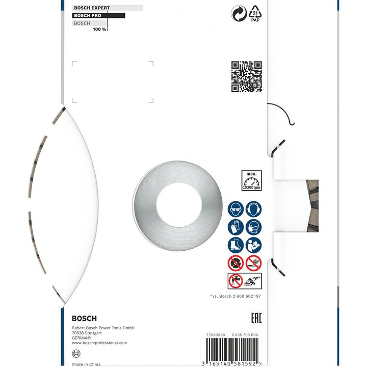 Actual product image Bosch Professional Zubehör PRO Concrete diamond cutting disc, 150 x 22.23 mm