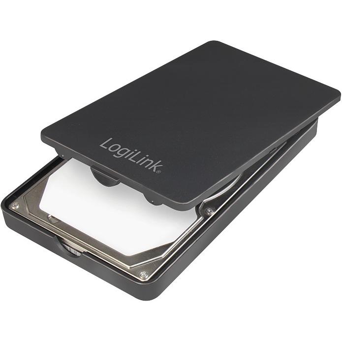 Thumbnail - LogiLink UA0339 (2.5"), Festplattengehäuse, Schwarz