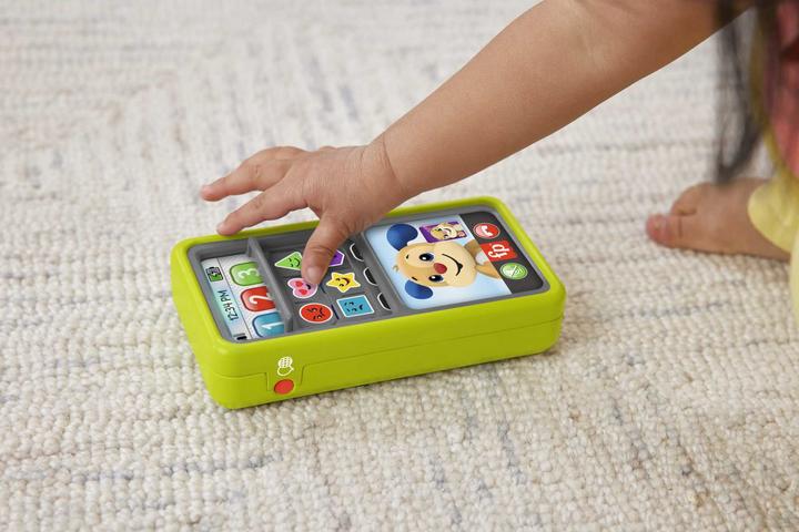 Actual product image Fisher-Price FP 2-in-1 Slide to Learn Smartphone Nordics (Norwegian, Finnish)