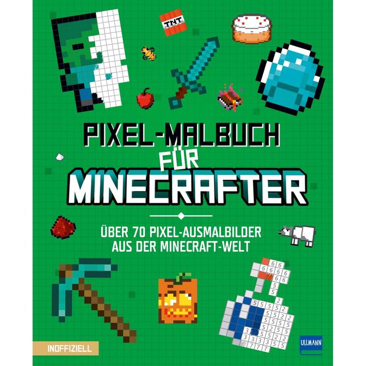Immagine prodotto Libro da colorare in pixel per Minecrafters