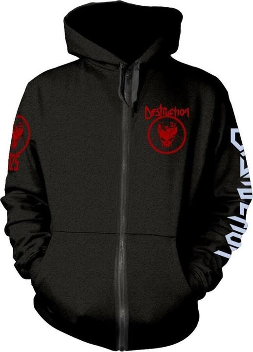 Produktbild Destruction Evil Never Sleeps Tour 25 Kapuzenpullover Durchgehender Reissverschluss (L)