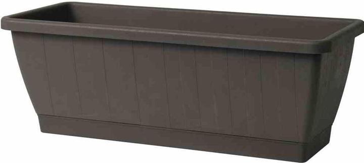 Produktbild Euro3plast Pflanzkasten Greener KEZAR, eckig, 40x20x18cm, aus recycelter Kunststoff in anthrazit (19.50 cm)