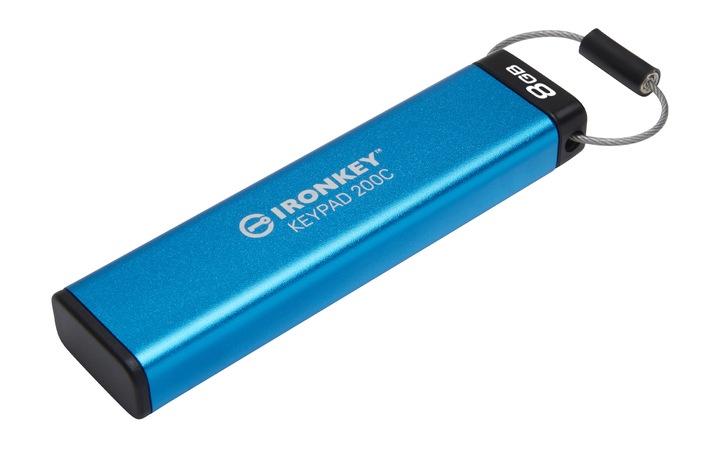 Immagine prodotto Kingston IronKey Keypad 200C (8 GB, USB 3.2)