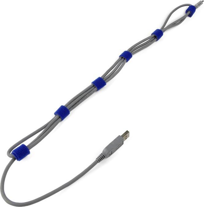 Actual product image Label-the-cable LTC ROLL double-sided hook and loop tape roll (16 mm)