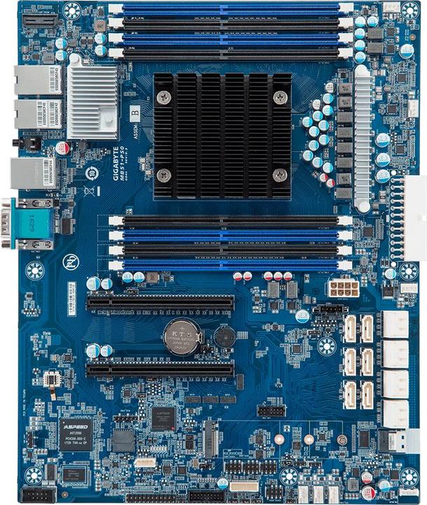 Produktbild Gigabyte MB51-PS0, Intel, FCBGA2518, Intel® Xeon®, 2200 MHz, DDR4-SDRAM, 512 GB (FCBGA2518, ATX)