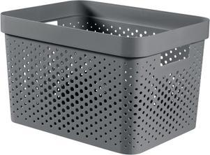 Actual product image Curver Infinity Box with Dots, 17 L Anthracite (17 l)