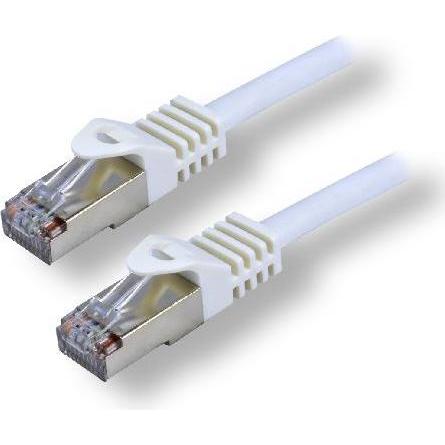 MCL CAT 7 S/FTP LSZH Patch cable - 15m White (S/FTP, CAT7, 15 m), Netzwerkkabel