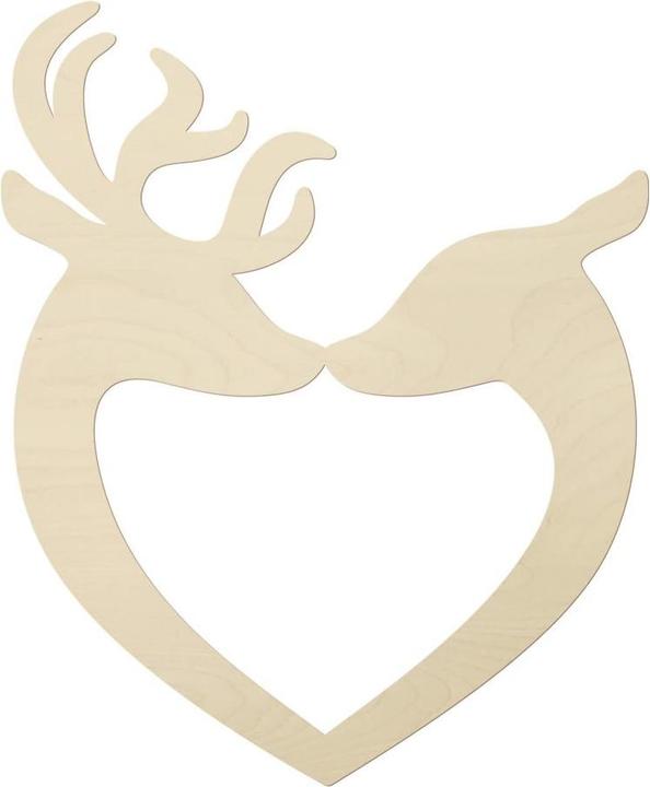Produktbild Trenddeko Hirsch Herz (16 x 20 cm)