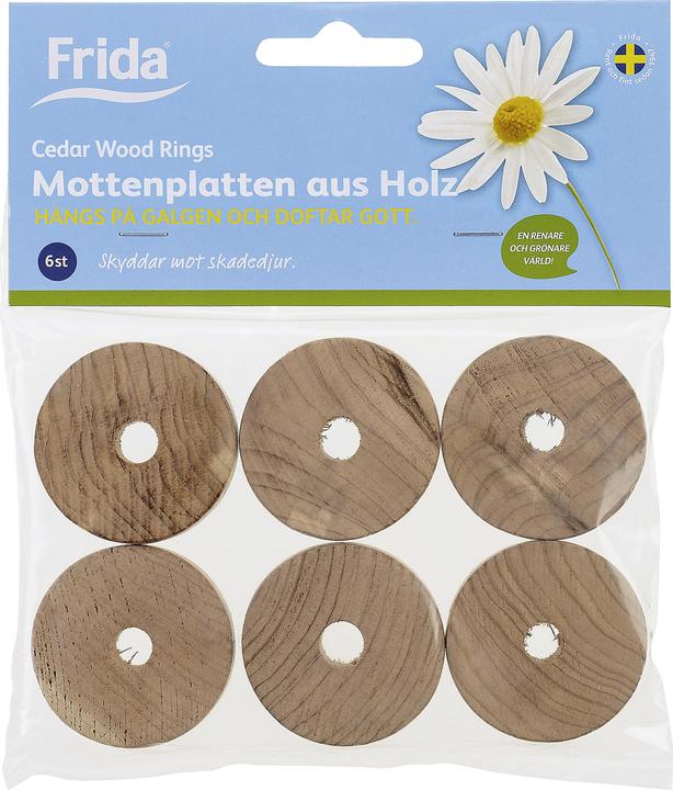 Image du produit Frida Boules anti-mites pour cintre bois 6 pièces (6 x)