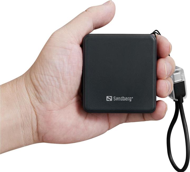 Image du produit Sandberg Nano Powerbank 10000 PD20W (10000 mAh, 20 W, 37 Wh)