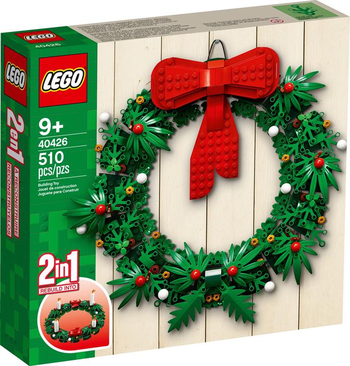 Immagine prodotto LEGO Corona d'Avvento 2 in 1 (40426, Set LEGO rari)