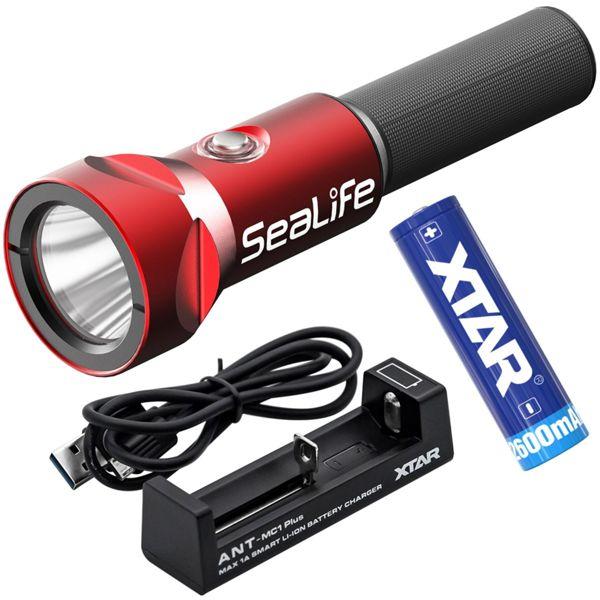 Produktbild Sealife Sea Dragon Mini 1300S Tauchlampe Power Kit (SLKIT08) (15.70 cm, 1300 lm)