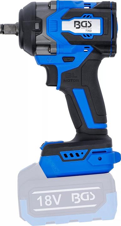 Produktbild BGS Akku-Schlagschrauber-Satz | bürstenlos | 550 Nm | 18 V | mit Akku und Schnell-Ladegerät