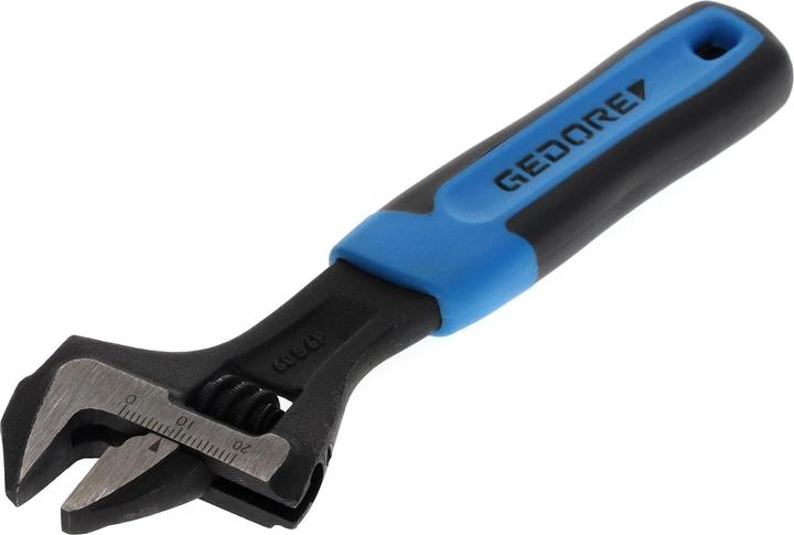 Actual product image Gedore 60 S 6 JP open-end spanner 6", adjustable, phosphated with plastic handle (20 mm)