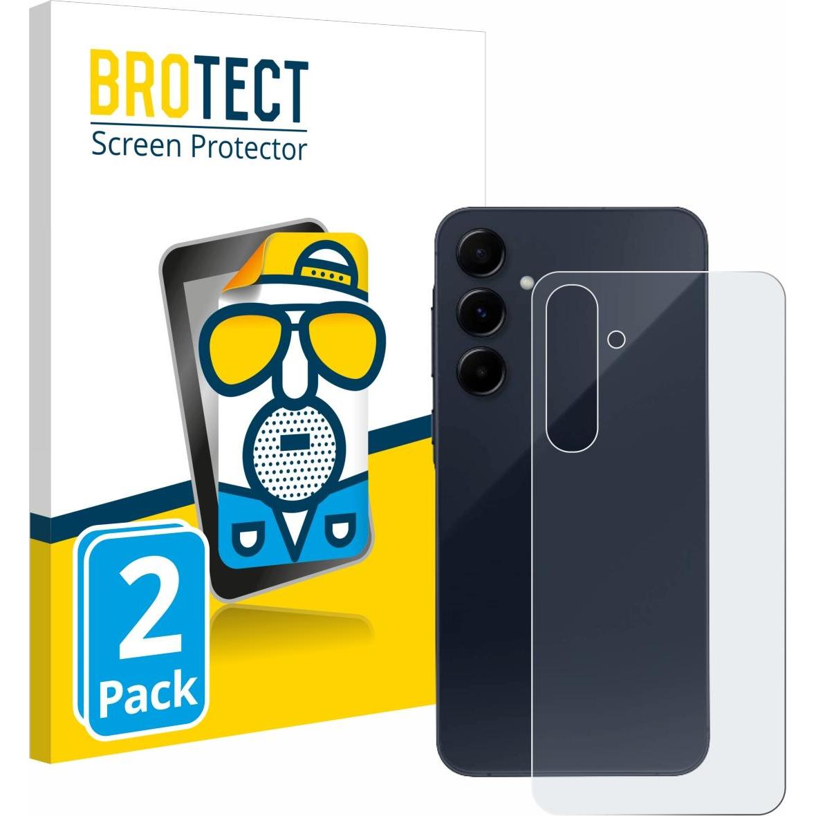 BROTECT Entspiegelungsfolie Displayschutz Displayschutzfolie Folie Matt (2 Stück, Samsung Galaxy A55), Smartphone Schutz...