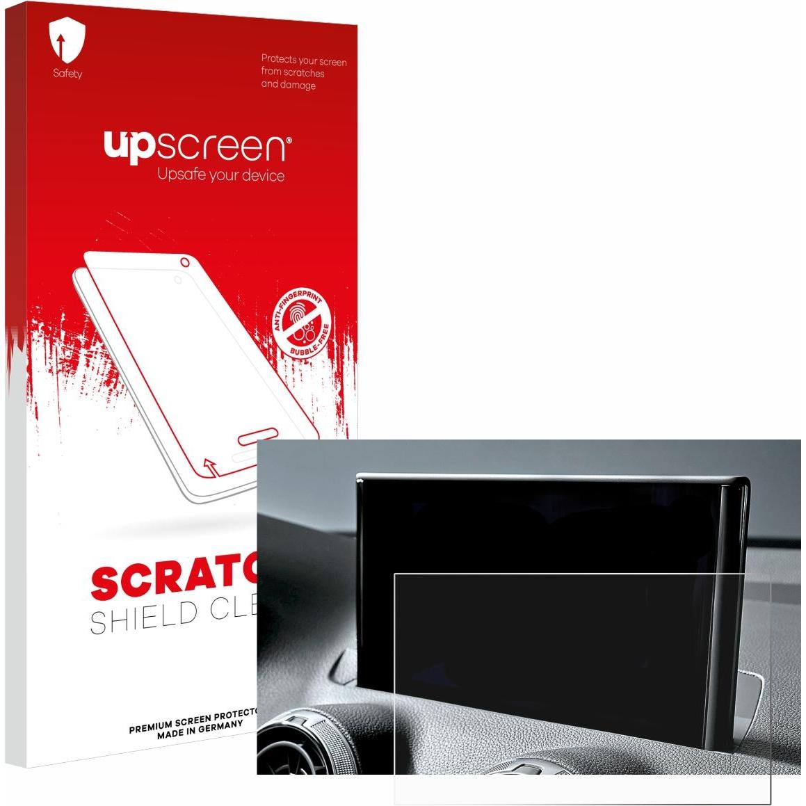 upscreen, Fahrzeug Navigation Zubehör, Schutzfolie Displayschutz Displayschutzfolie Folie Klar Transparent