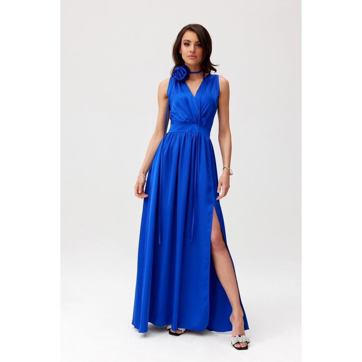 Roco Fashion, Damen, Kleider, Cocktailkleid model, Blau, (38)