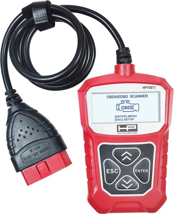 Actual product image HP Autozubehör OBD II diagnostic device