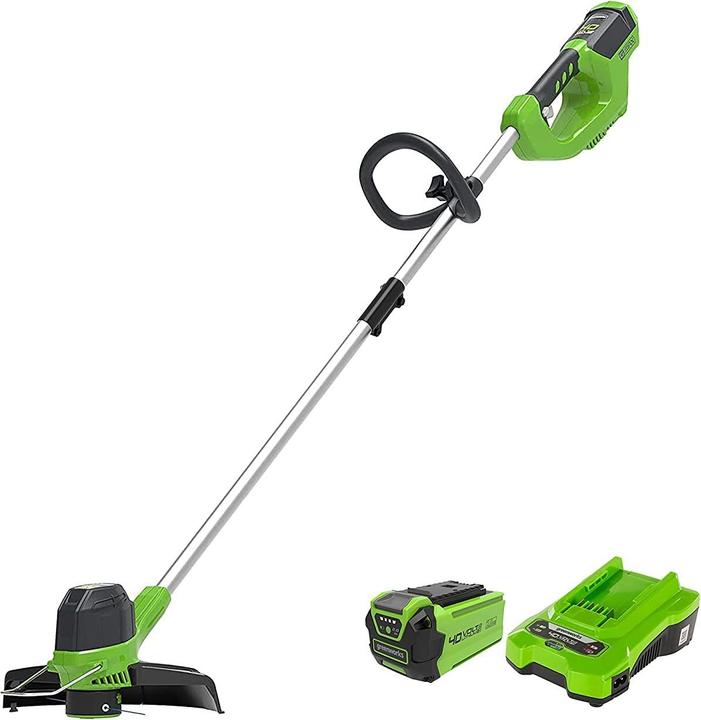 Produktbild Greenworks 40V mower with 2Ah battery and charger (G40LTK2) (Trimmfaden)