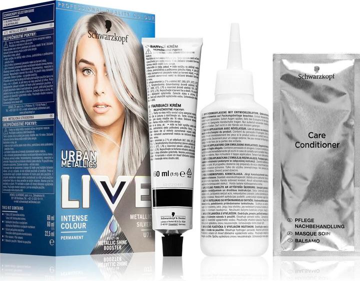 Image du produit Schwarzkopf Live Urban métallique (U71 argent métallique)