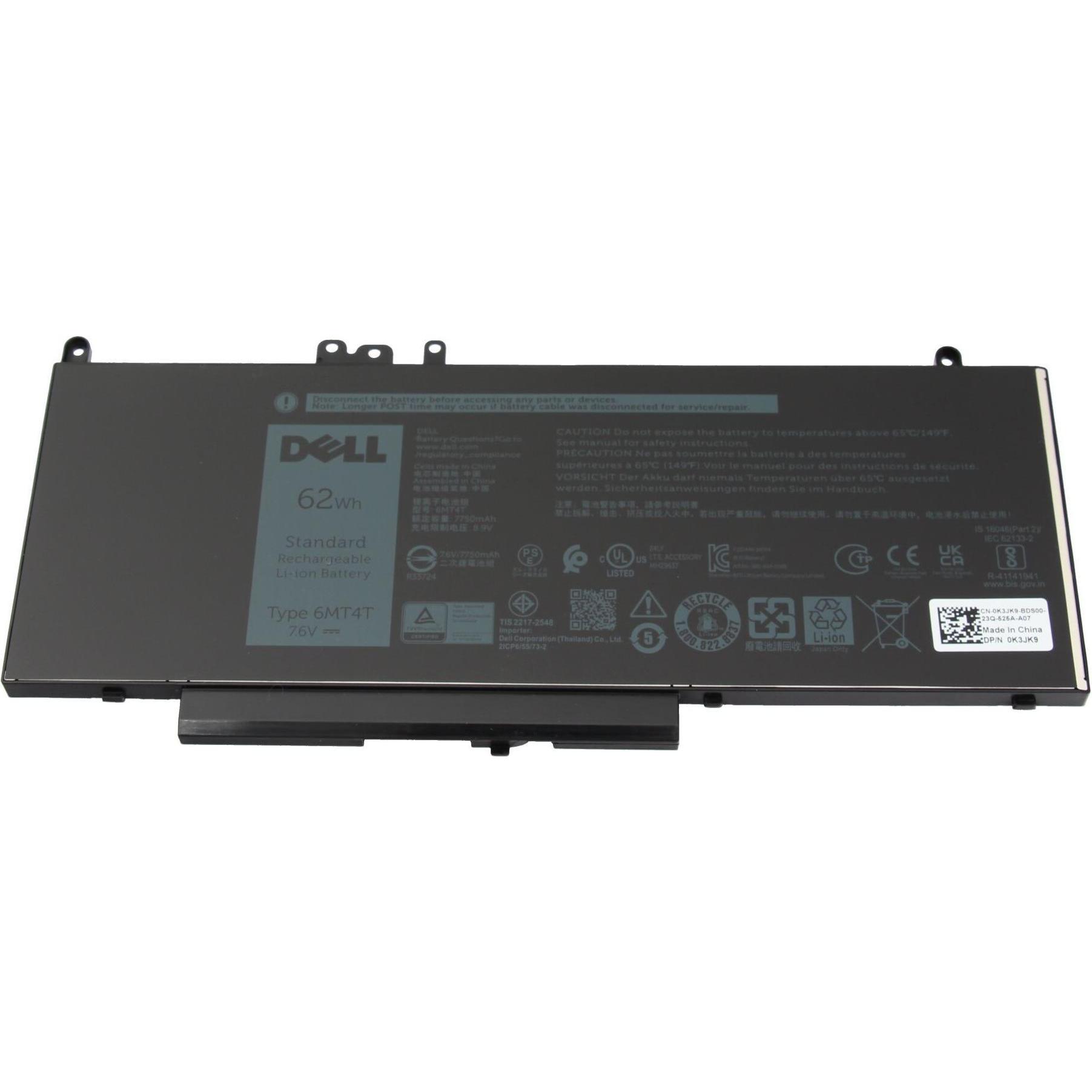 Dell 451-BBUQ (4 Zellen, 8100 mAh), Notebook Akku