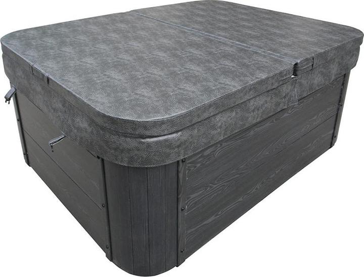 Produktbild Home Deluxe Outdoor Whirlpool WHITE PEARL, 27 Massagedüsen, Beleuchtung, Treppe und Thermoabdeckung, 3 Personen