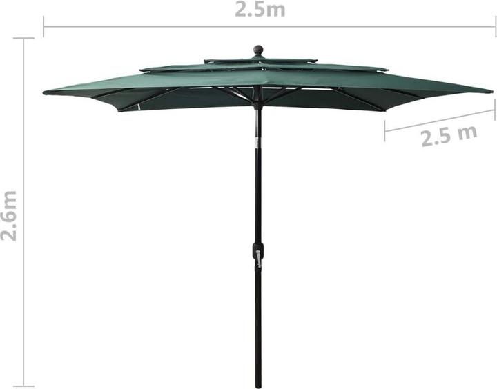 Immagine prodotto vidaXL Sonnenschirm (2.50 m)