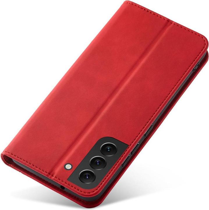 Immagine prodotto Hurtel Custodia Magnet Fancy per Samsung Galaxy S23 Ultra Cover con Flip Stand Wallet Rosso (Samsung Galaxy S23 Ultra)