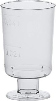 Starpak Bicchieri a stelo per grappa cl monoblocco (20 x)