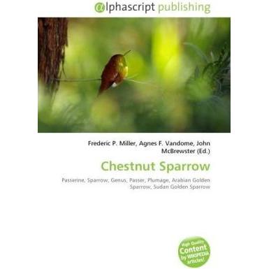 Chestnut Sparrow, Fachbücher
