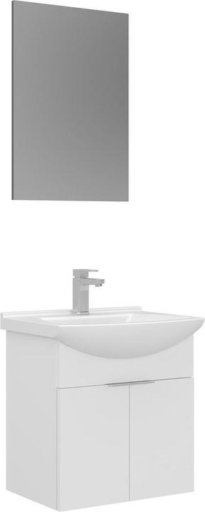 Produktbild Homitis Purus 55 Bathroom Cabinet With Sink & Mirror Set (2 Pieces)