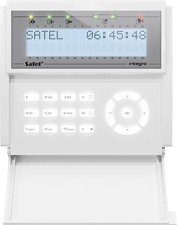 Actual product image Satel LCD keypad (white backlight) INT-KLCD-W