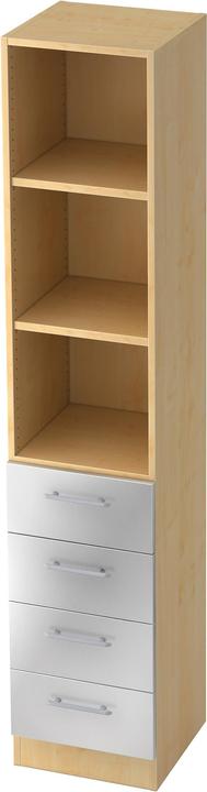 Hammerbacher Kombischrank Schubladen V7 (40.60 x 42 x 200.40 cm)