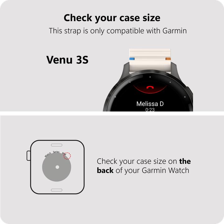 Actual product image Cazy Watchstrap für smartwatch (18 mm, Silicone)