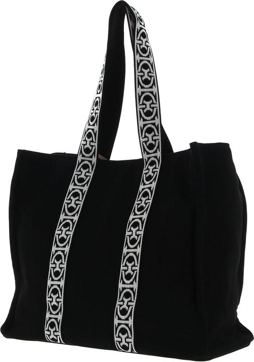 Actual product image Coccinelle Never Without Bag Ribbon Handbag Canvas Fabric