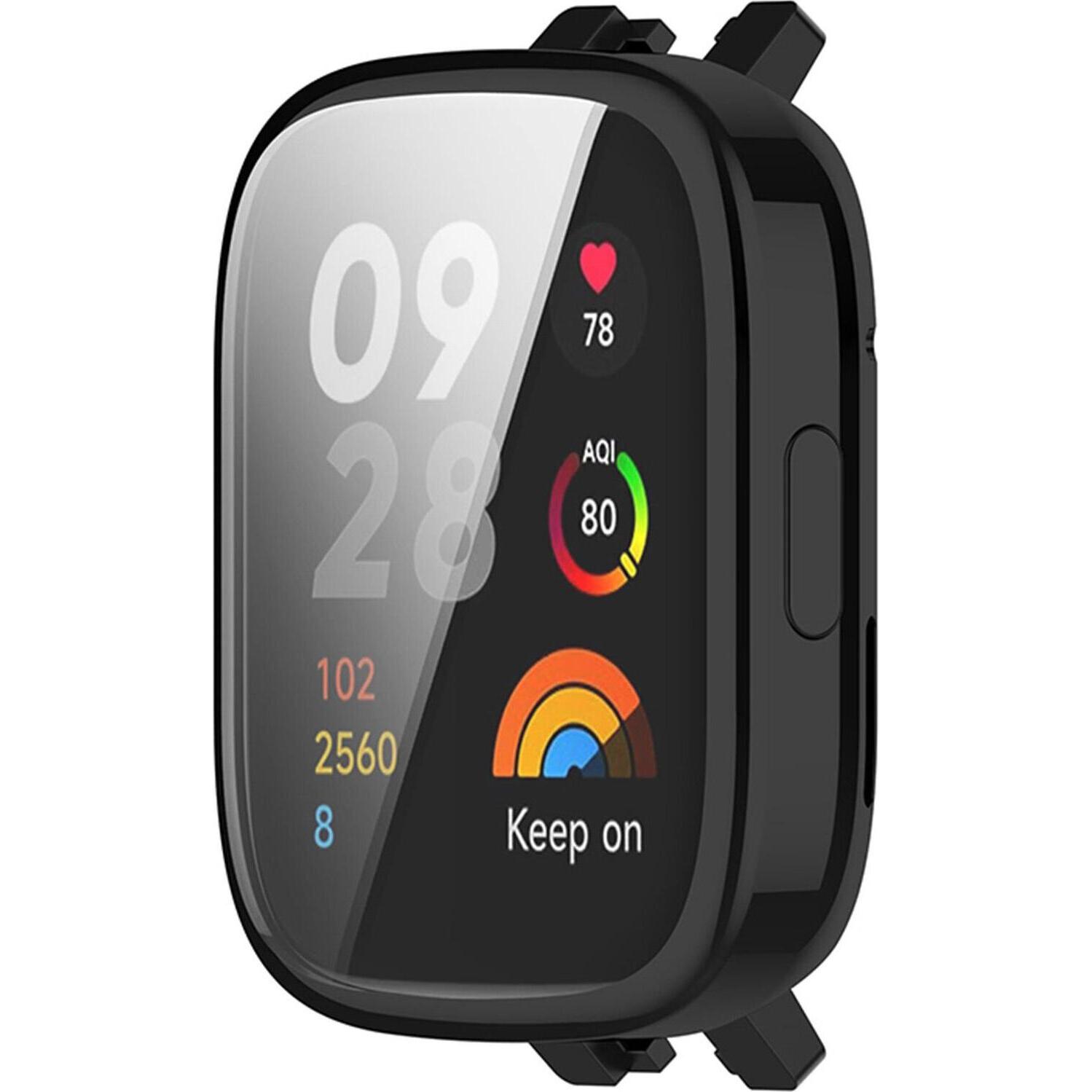 Strap-it TPU-Hülle, Smartwatch Zubehör, Schwarz