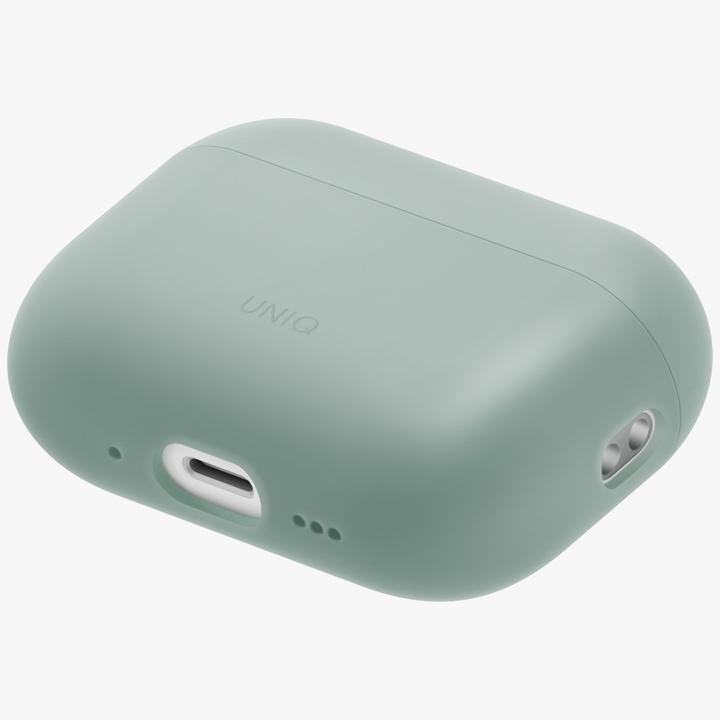 Image du produit Uniq Case Lino for AirPods Pro 3 gen Silicone green (Manchon pour casque d'écoute)