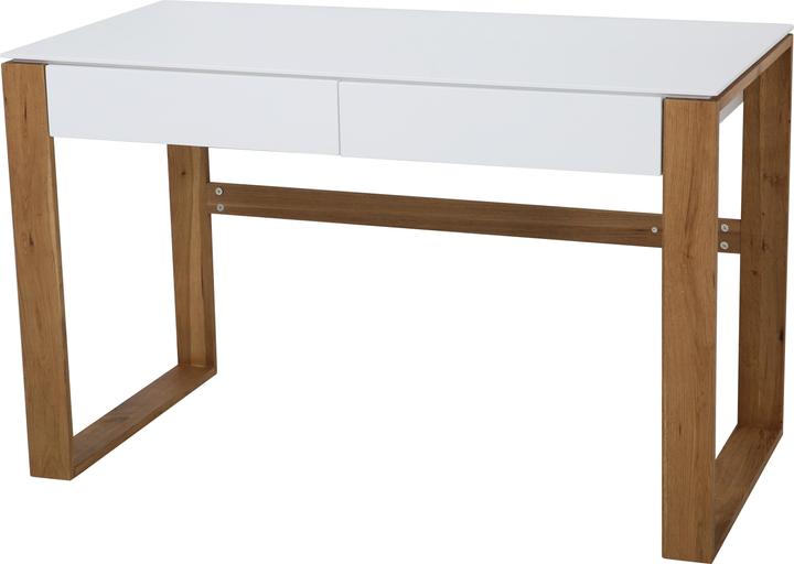 Actual product image Möbilia Desk oak whitex15 (120 x 60 x 75 cm)
