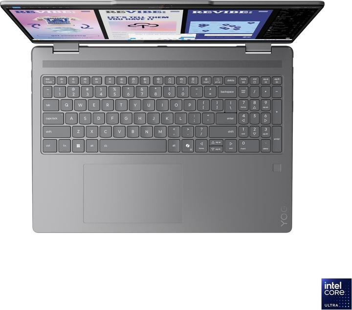 Actual product image Lenovo Yoga 7 2-in-1 OLED Copilot+ PC (16", 1000 GB, 32 GB, English-international, Intel Core Ultra 7 258V)