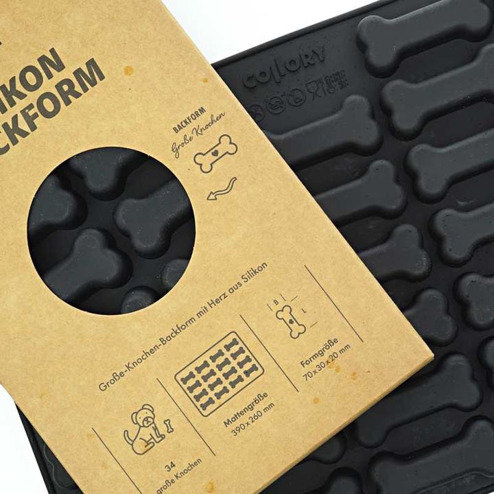 Produktbild Collory Backmatte für grosse Hundeleckerlis Knochen