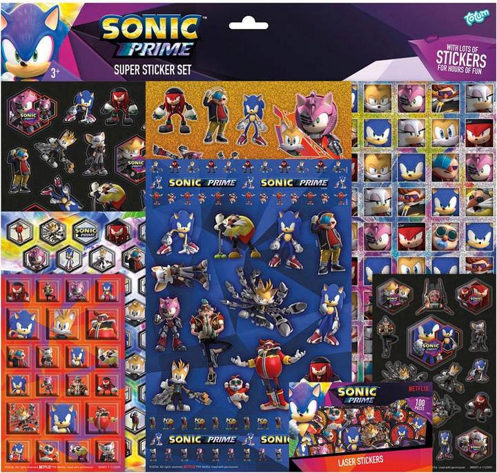 Actual product image Totum Sonic Super Sticker Set