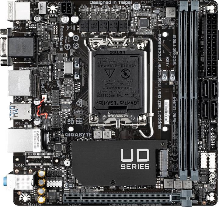 Gigabyte H610I DDR4 (LGA 1700, Intel H610 Express, Mini-ITX)