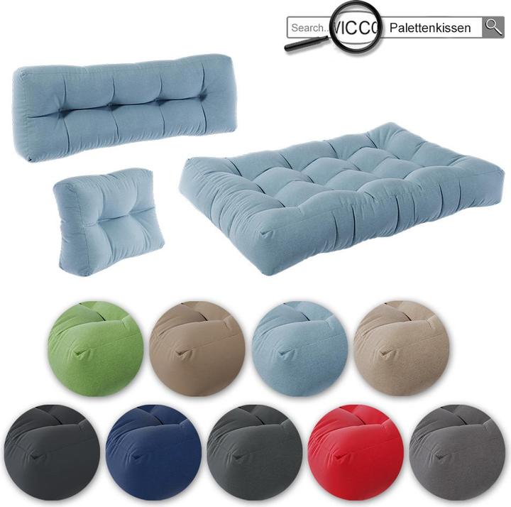 Produktbild Vicco Palettenkissen (120 x 15 x 80 cm)